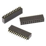 Wurth Elektronik WR-PHD Series Straight Through Hole Mount PCB Socket, 32-Contact, 2-Row, 2.54mm Pitch, Solder