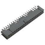 3M 9100 Series Straight Through Hole Mount PCB Socket, 34-Contact, 2-Row, 2.54mm Pitch, Solder Termination