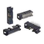 Amphenol ICC Quickie Series Straight Cable Mount PCB Socket, 16-Contact, 2-Row, 2.54mm Pitch, IDC Termination