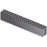 Samtec SFMC Series Straight Surface Mount PCB Socket, 12-Contact, 2-Row, 1.27mm Pitch, Solder Termination