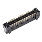 Hirose FunctionMAX FX18 Series Straight Surface Mount PCB Socket, 80-Contact, 2-Row, 0.8mm Pitch, Solder Termination