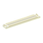 Hirose FunctionMAX FX8 Series Straight Surface Mount PCB Socket, 100-Contact, 1-Row, 0.6mm Pitch, Solder Termination