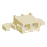 TE Connectivity Universal MATE-N-LOK Series Right Angle Through Hole PCB Socket, 2 Contact(s), 6.35mm Pitch, 1 Row(s),