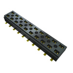 Samtec CLT Series Vertical Surface Mount PCB Socket, 8-Contact, 2-Row, 2mm Pitch, Through Hole Termination