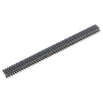 Stelvio Kontek MODUCOM Series Straight Through Hole Mount PCB Socket, 90-Contact, 2-Row, 2.54mm Pitch, Solder