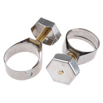 Unex Brass (Bolt), Stainless Steel Thumb Hex Unex, 11mm Band Width, 21.8mm - 27mm Inside Diameter