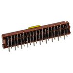 TE Connectivity Micro-MaTch Series Straight Surface Mount PCB Socket, 20-Contact, 2-Row, 2.54mm Pitch, Solder