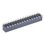 Samtec MMS Series Straight Surface Mount PCB Socket, 30-Contact, 2-Row, 2mm Pitch, Solder Termination