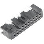 Hirose HIF3FB Series Straight Through Hole Mount PCB Socket, 20-Contact, 2-Row, 2.54mm Pitch, Solder Termination