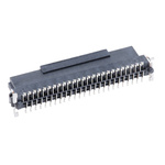 ERNI SMC Series Straight Surface Mount PCB Socket, 50-Contact, 2-Row, 1.27mm Pitch, Solder Termination