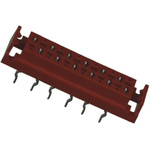 TE Connectivity Micro-MaTch Series Straight Through Hole Mount PCB Socket, 16-Contact, 2-Row, 2.54mm Pitch, Solder