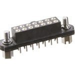 HARWIN M80 Series Straight Through Hole Mount PCB Socket, 10-Contact, 2-Row, 2mm Pitch, Solder Termination