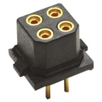 HARWIN M80 Series Straight Through Hole Mount PCB Socket, 20-Contact, 2-Row, 2mm Pitch, Solder Termination