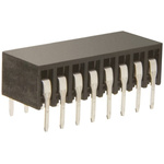 HARWIN Right Angle Through Hole Mount PCB Socket, 16-Contact, 2-Row, 2.54mm Pitch, Solder Termination