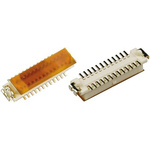 Hirose DF9 Series Straight Surface Mount PCB Socket, 41-Contact, 2-Row, 1mm Pitch, Solder Termination