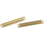 Hirose FX8 Series Straight Surface Mount PCB Socket, 140-Contact, 2-Row, 0.6mm Pitch, Solder Termination