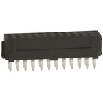 Hirose DF11 Series Straight Through Hole Mount PCB Socket, 24-Contact, 2-Row, 2.0mm Pitch, Solder Termination