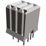 TE Connectivity Z-PACK HM Series Straight Through Hole Mount PCB Socket, 3-Contact, Solder Termination