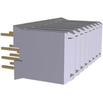 TE Connectivity Z-PACK HM Series Straight Through Hole Mount PCB Socket, 8-Contact, Solder Termination