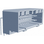 TE Connectivity MULTILOCK 040/070 Series Right Angle Through Hole Mount PCB Socket, 26-Contact, 2-Row, Solder