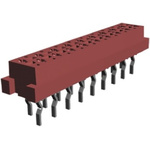 TE Connectivity Micro-MaTch Series Straight Through Hole Mount PCB Socket, 18-Contact, 2-Row, 1.27mm Pitch, Solder