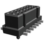 TE Connectivity Straight Surface Mount PCB Socket, 14-Contact, 2-Row, 1.25mm Pitch, Solder Termination
