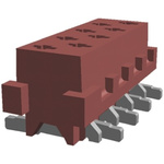 TE Connectivity Micro-MaTch Series Straight Surface Mount PCB Socket, 8-Contact, 2-Row, 2.54mm Pitch, Solder Termination