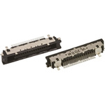 Hirose FX15 Series Right Angle Surface Mount PCB Socket, 31-Contact, 1-Row, 0.5mm Pitch, Solder Termination