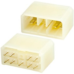 TE Connectivity Multi-Interlock Series Straight Through Hole Mount PCB Socket, 9-Contact, 2-Row, Solder Termination