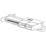 Molex EXTreme LPHPower Series Right Angle Through Hole Mount Heavy Duty Power Connector, 20-Contact, 2.5mm Pitch,