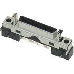 Hirose DH Series Right Angle Surface Mount PCB Socket, 27-Contact, 2-Row, 24.2mm Pitch, Solder Termination