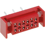 Amphenol ICC TMM Series Straight Through Hole Mount PCB Socket, 10-Contact, 2-Row, 1.27mm Pitch, Solder Termination