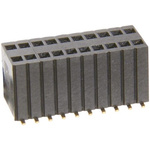 HARWIN M52-5 Series Straight Surface Mount PCB Socket, 40-Contact, 2-Row, 1.27mm Pitch, Solder Termination