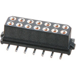 HARWIN m80 Series Straight Surface Mount PCB Socket, 8-Contact, 2-Row, 2mm Pitch, Solder Termination