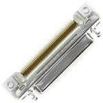 3M 102 Series Right Angle Surface Mount PCB Socket, 50-Contact, 2-Row, 12.7mm Pitch, Solder Termination