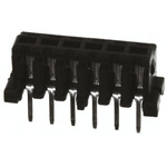 Hirose DF3 Series Straight Through Hole Mount PCB Socket, 6-Contact, 1-Row, 2mm Pitch, Solder Termination