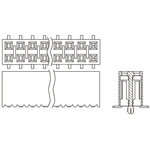 Samtec SSM Series Straight Surface Mount PCB Socket, 8-Contact, 2-Row, 2.54mm Pitch, Solder Termination