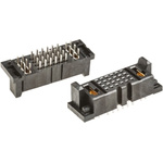 Samtec MPSC Series Straight Through Hole Mount PCB Socket, 26-Contact, 4-Row, 2mm Pitch, Solder Termination