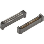 Samtec QRF8 Series Straight Surface Mount PCB Socket, 52-Contact, 2-Row, 0.8mm Pitch, Solder Termination