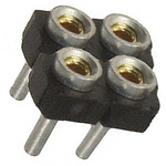 Samtec SDL Series Straight Through Hole Mount PCB Socket, 4-Contact, 2-Row, 2.54mm Pitch, Through Hole Termination