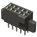 Samtec SFM Series Straight Through Hole Mount PCB Socket, 14-Contact, 2-Row, 1.27mm Pitch, Solder Termination