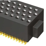 Samtec SOLC Series Straight Surface Mount PCB Socket, 40-Contact, 4-Row, 0.635mm Pitch, Solder Termination