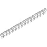 Samtec SS Series Straight Through Hole Mount PCB Socket, 30-Contact, 1-Row, 2.54mm Pitch, Solder Termination