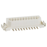 Hirose DF9 Series Straight Surface Mount PCB Socket, 21-Contact, 2-Row, 1mm Pitch, Solder Termination