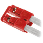 Hirose DF61 Series Right Angle Cable Mount Housing, 2-Contact, 1-Row, 2.2mm Pitch, Crimp Termination