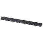 Wurth Elektronik WR-PHD Series Straight Through Hole Mount PCB Socket, 32-Contact, 1-Row, 2.54mm Pitch, Solder