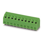 Phoenix Contact SMKDSP 1.5/12-5.08 Series Through Hole Mount PCB Terminal Block, 12-Contact, 5.08mm Pitch, Screw