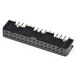 Hirose HIF3FB Series Straight PCB Mount PCB Socket, 30-Contact, 2-Row, 2.54mm Pitch, Through Hole Termination