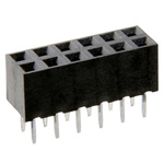 HARWIN M22 Series Straight Through Hole Mount PCB Socket, 34-Contact, 2-Row, 2mm Pitch, Solder Termination