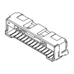 Molex CLIK-Mate Series Right Angle Surface Mount PCB Socket, 4-Contact, 1-Row, 2mm Pitch, Crimp Termination